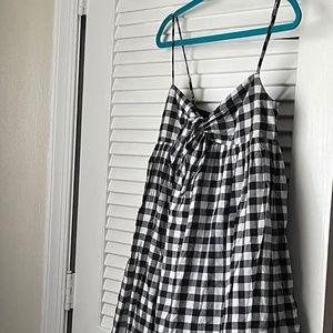 J Crew Buffalo Plaid Maxi Sundress EUC